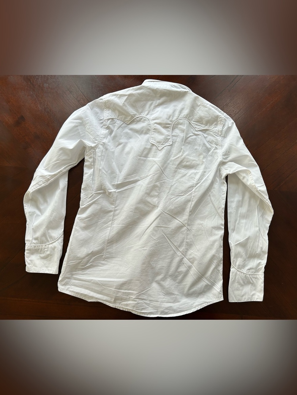 Ariat White Women's Long-Sleeve Western Snap Shirt size S - Picture 8 of 9